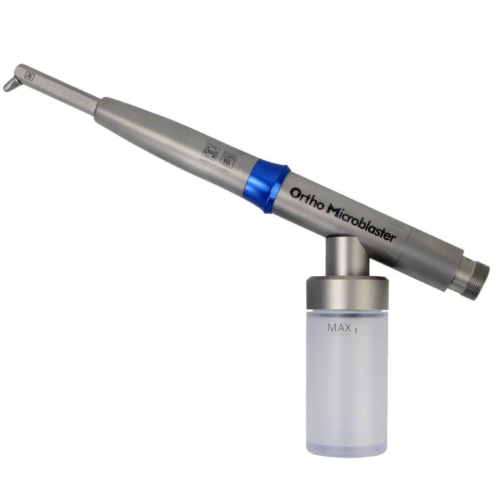 Dental Aluminum Oxide Intraoral Micro Sandblaster Device 2 Hole With Water Spray